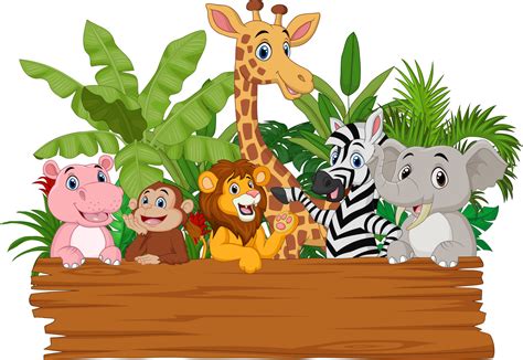 clipart animal cartoon|Animal Clipart Vector Art, Icons, and Graphics for .